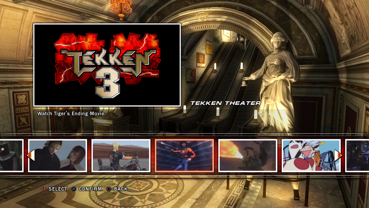Tekken Tag Tournament 2 main menu